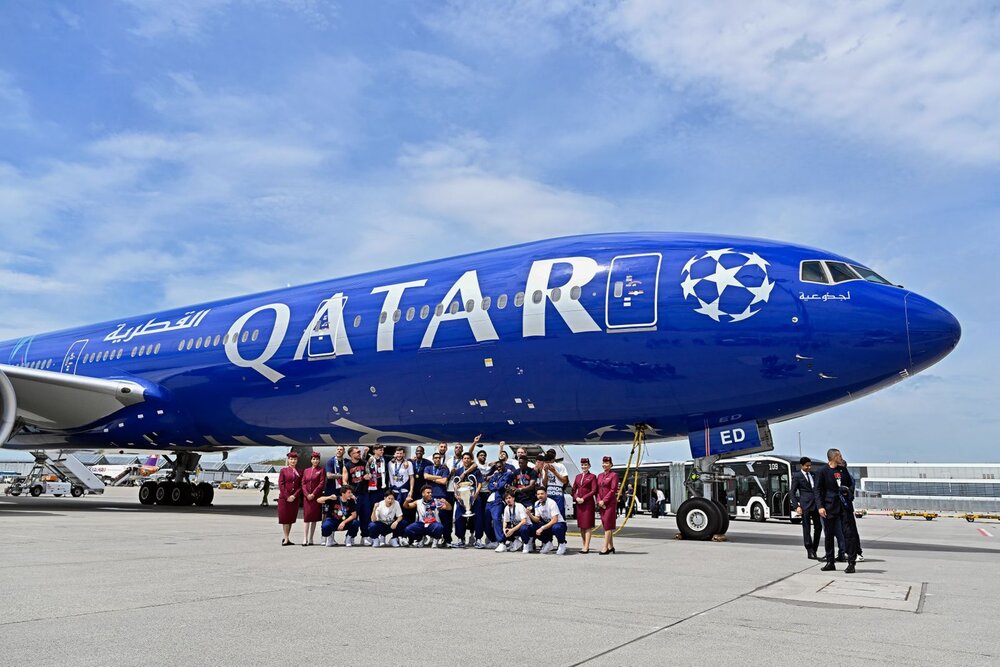 PSG Returns to Paris with Qatar Airways, Airline Dedicates Special